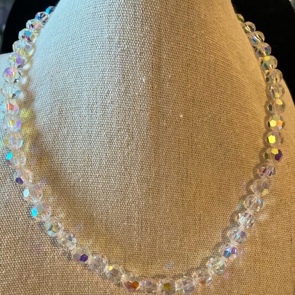 S.A.L Swarovski Vintage Aurora Borealis Choker. Perfect Like New condition. - Picture 5 of 14